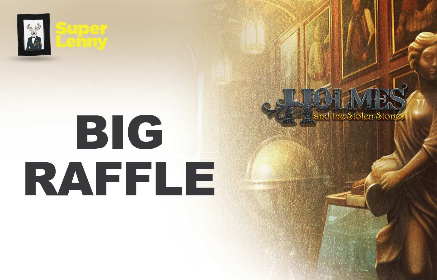 Raffle and big prizes at SuperLenny casino